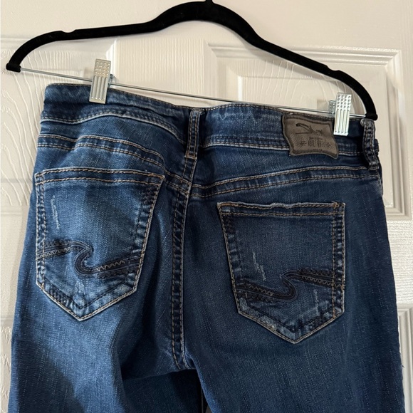 Silver Jeans Women's Dark Blue Boot Cut Jeans - Picture 11 of 11